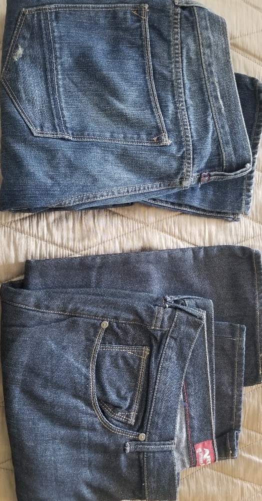 2 Pair of 36/30 Arizona Men's Skinny Jeans